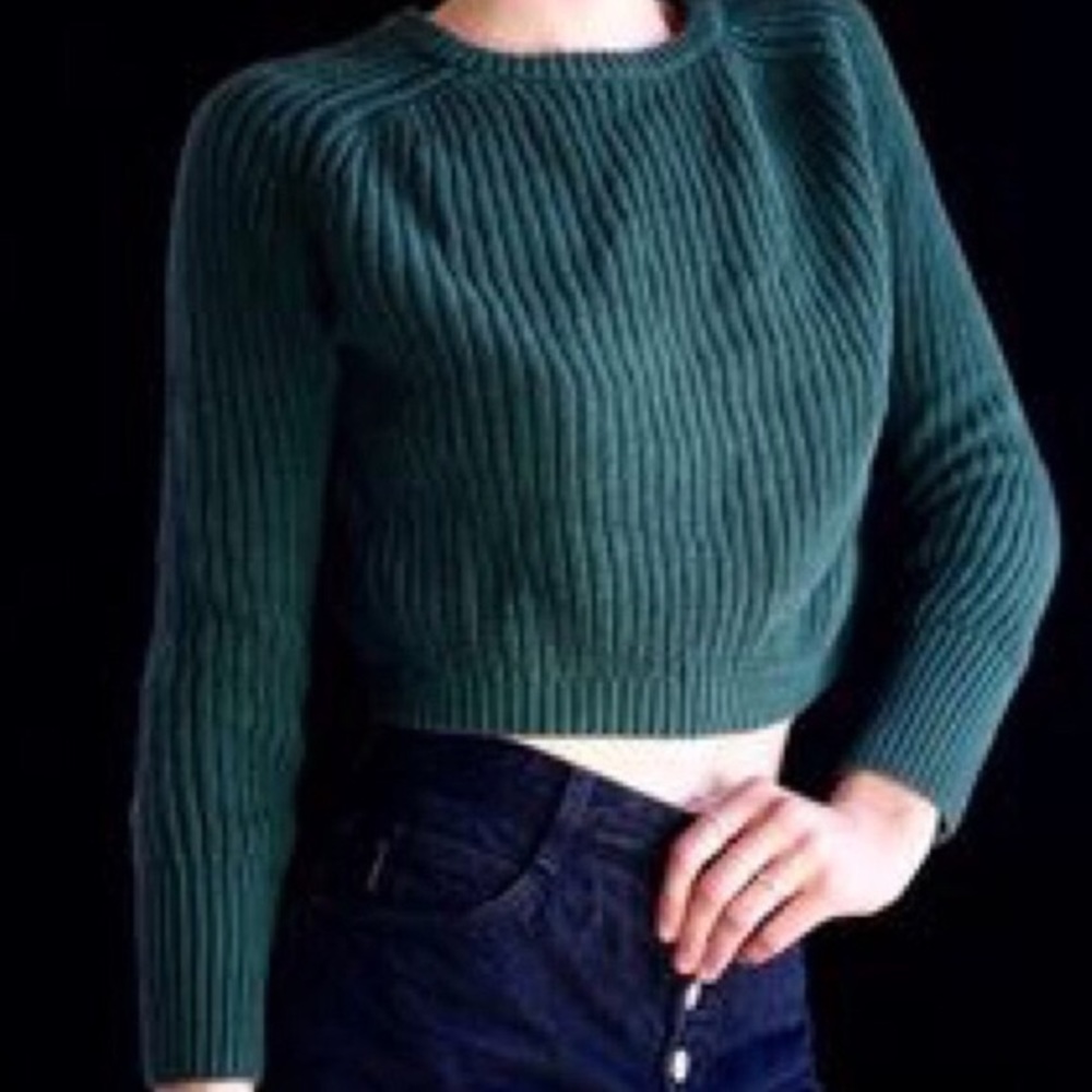 Green American Apparel sweater